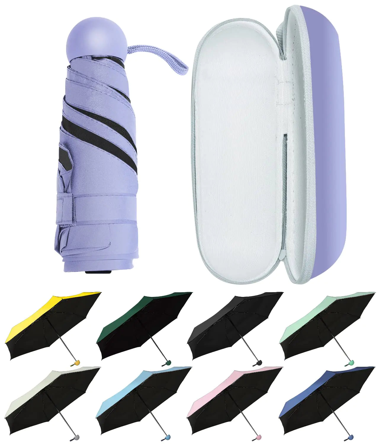 UVANTI Umbrella Small Mini Umbrella with Case