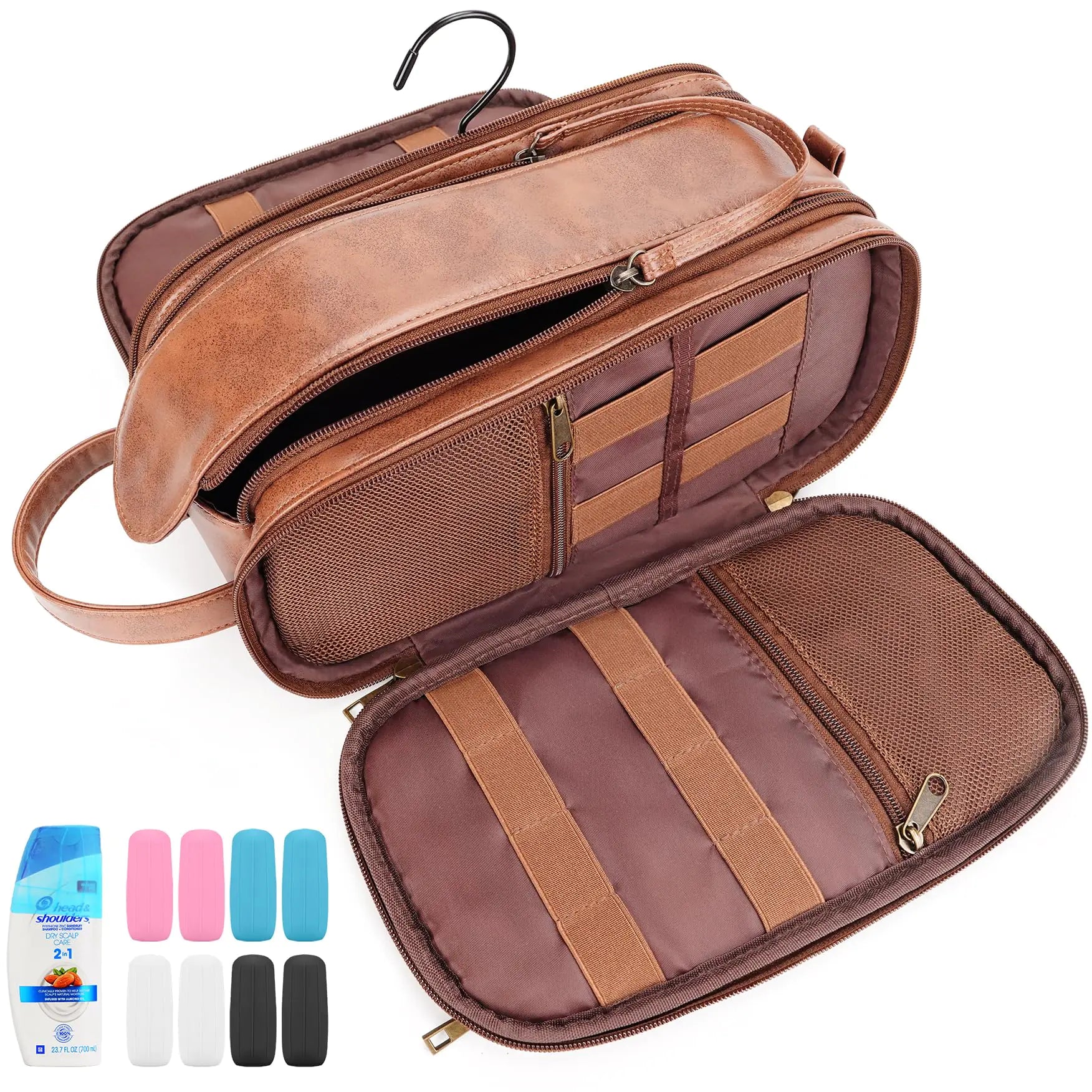 COOSKY Hanging Travel Toiletry Bag for Men
